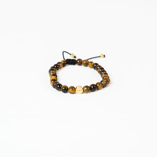 Tiger Eye Crystal Reminder Bracelet – Confidence | Adult