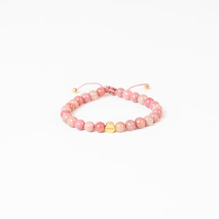 Rhodonite Crystal Reminder Bracelet – Self-Love | Adult