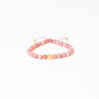 Rhodonite Crystal Reminder Bracelet – Self-Love | Adult