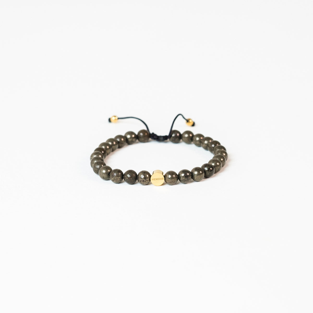 Pyrite Crystal Reminder Bracelet – Abundance | Adult