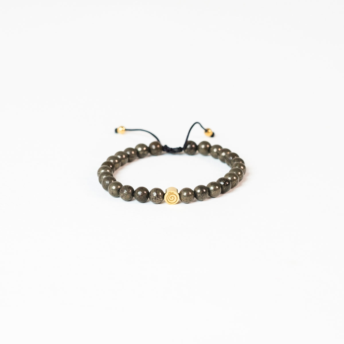 Pyrite Crystal Reminder Bracelet – Abundance | Adult