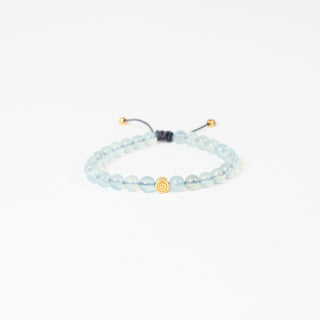 Aquamarine Crystal Reminder Bracelet - Inner Strength | Child/Teen