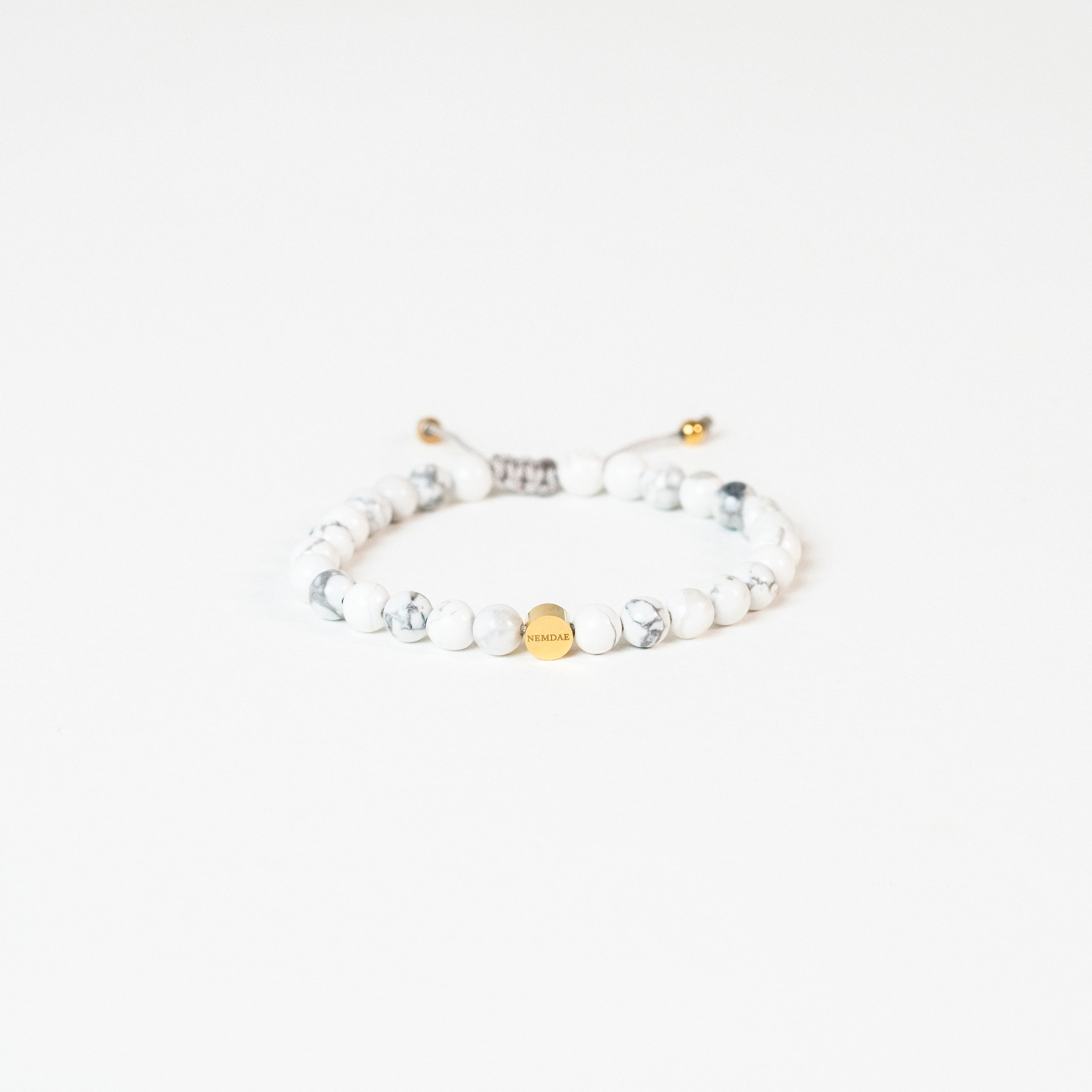 White Howlite Serenity Bracelet - Adult