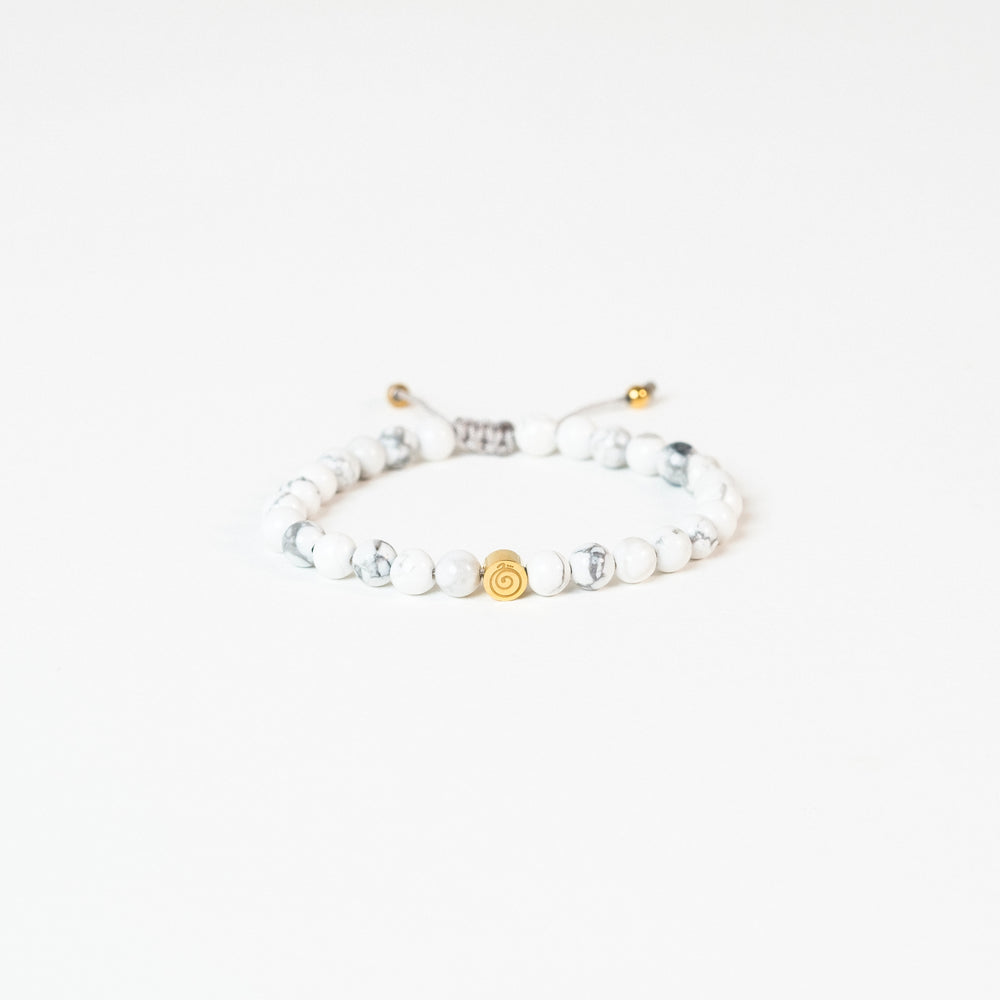 Inner Peace | White Howlite Bracelet - Adult