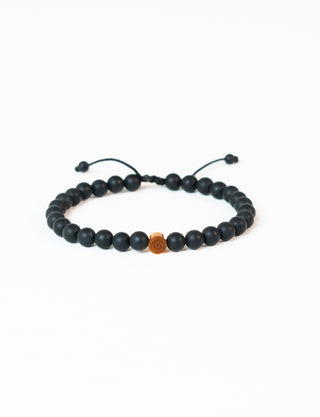 Onyx & Tiger Eye Crystal Reminder Bracelet –Protection | Men’s