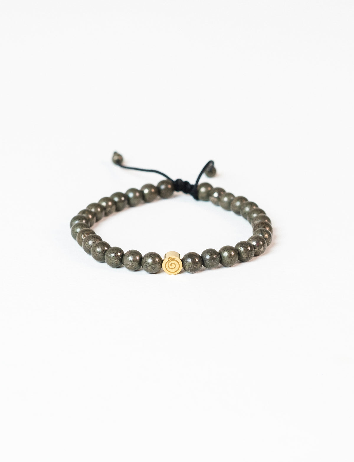 Pyrite Crystal Reminder Bracelet - Abundance | Men's