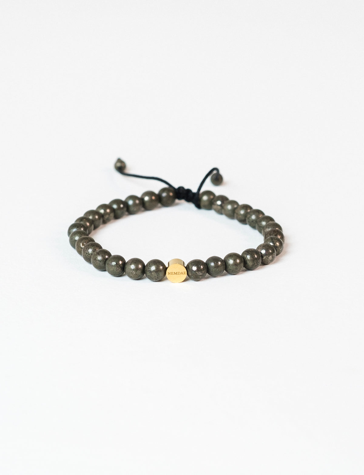 Pyrite Crystal Reminder Bracelet - Abundance | Men's
