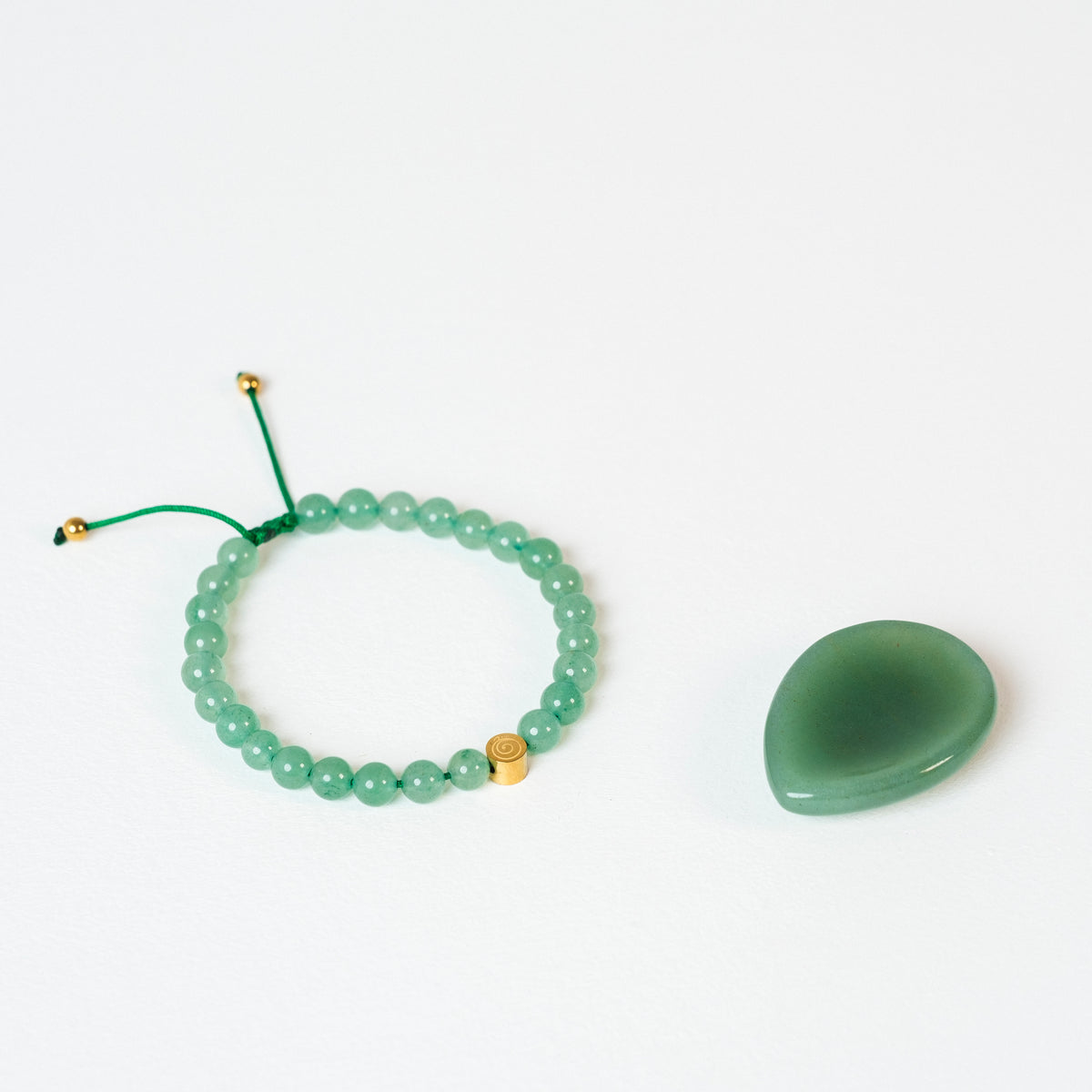 Green Aventurine Crystal Reminder Bracelet – Joy | Adult