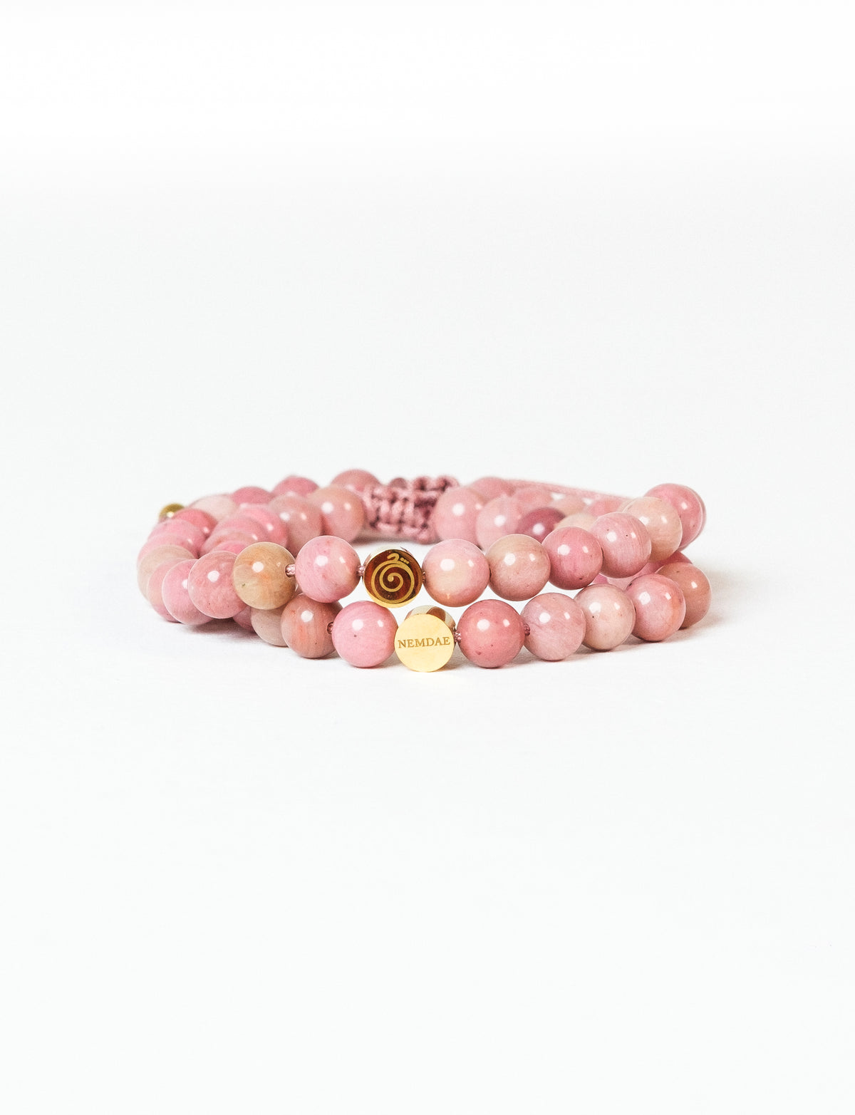 Rhodonite Mom & Me Bracelet Set – Self-Love