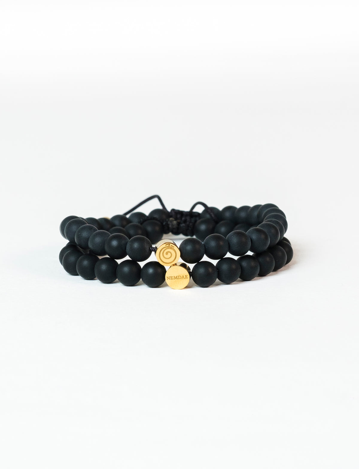 Onyx Mom & Me Bracelet Set - Protection