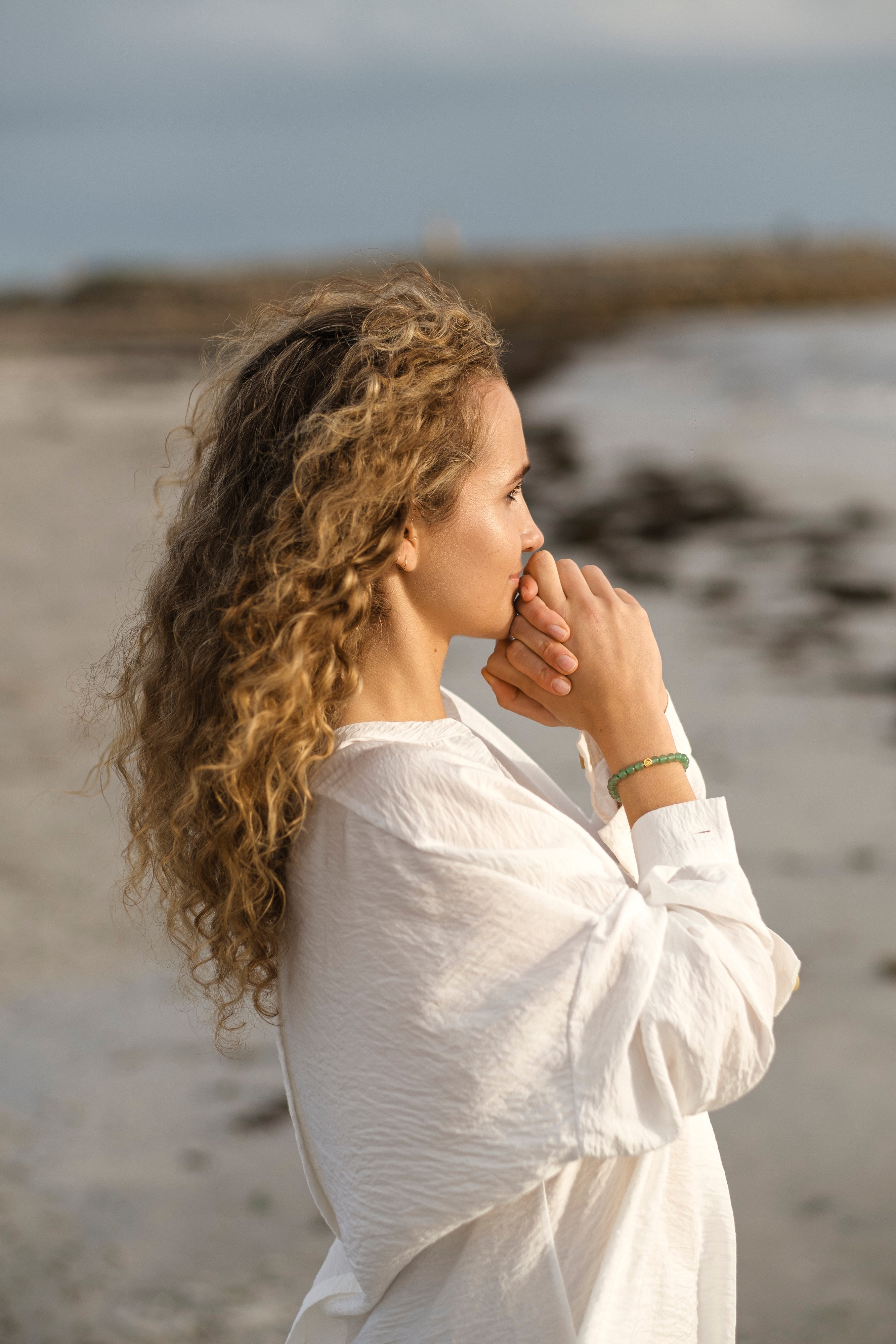 Green Aventurine Luck Bracelet - Mom & Me Set