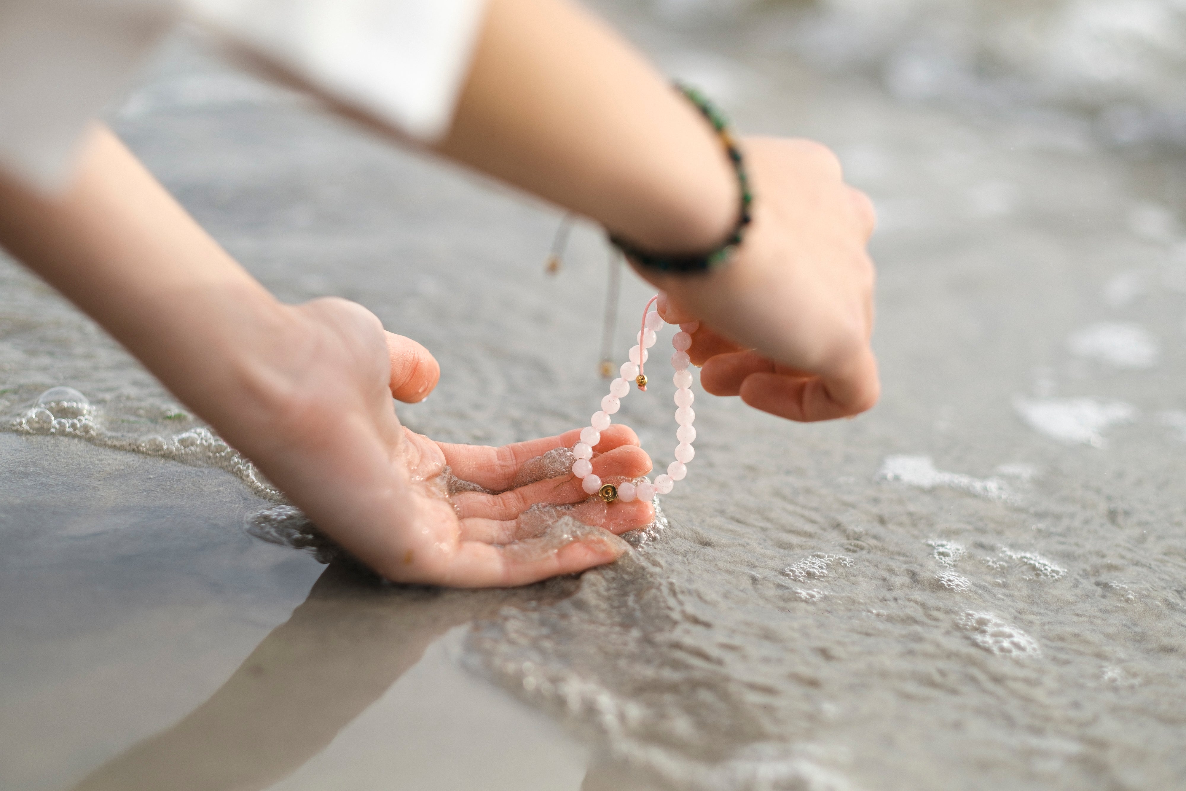 Rose Quartz Love Bracelet - Adult