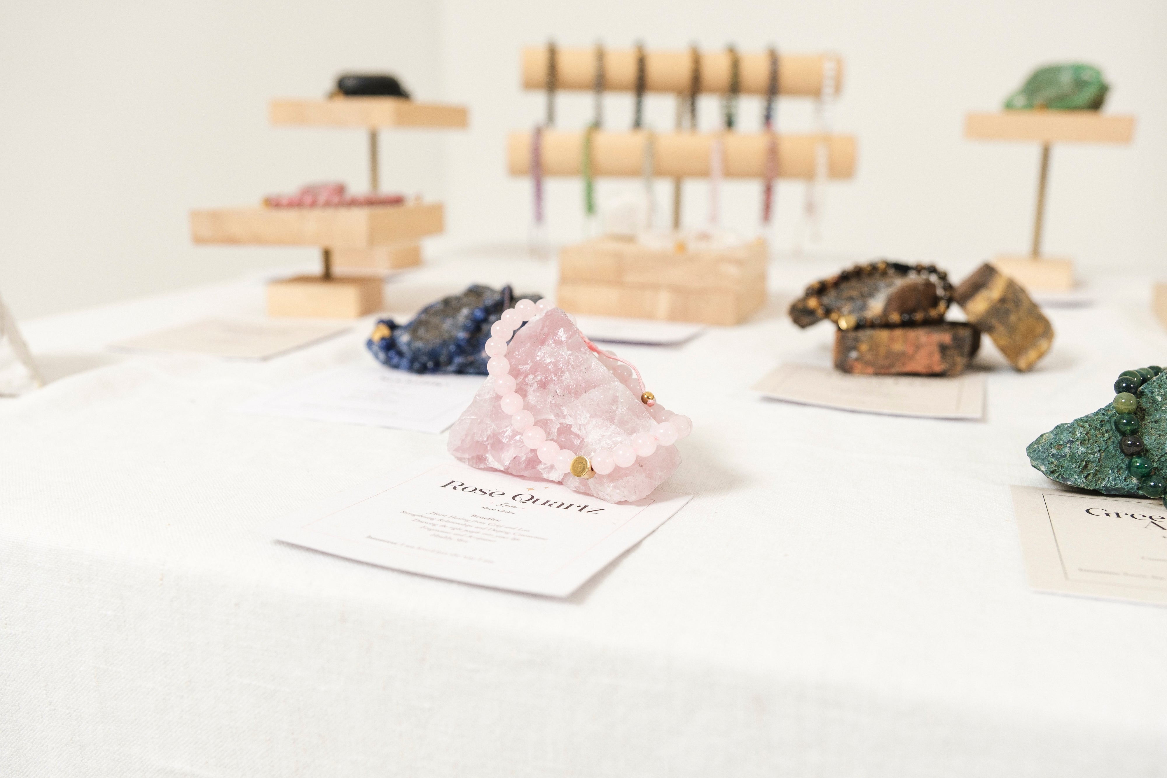 Rose Quartz Love Bracelet - Adult