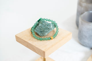 Green Aventurine Crystal Reminder Bracelet – Joy | Adult
