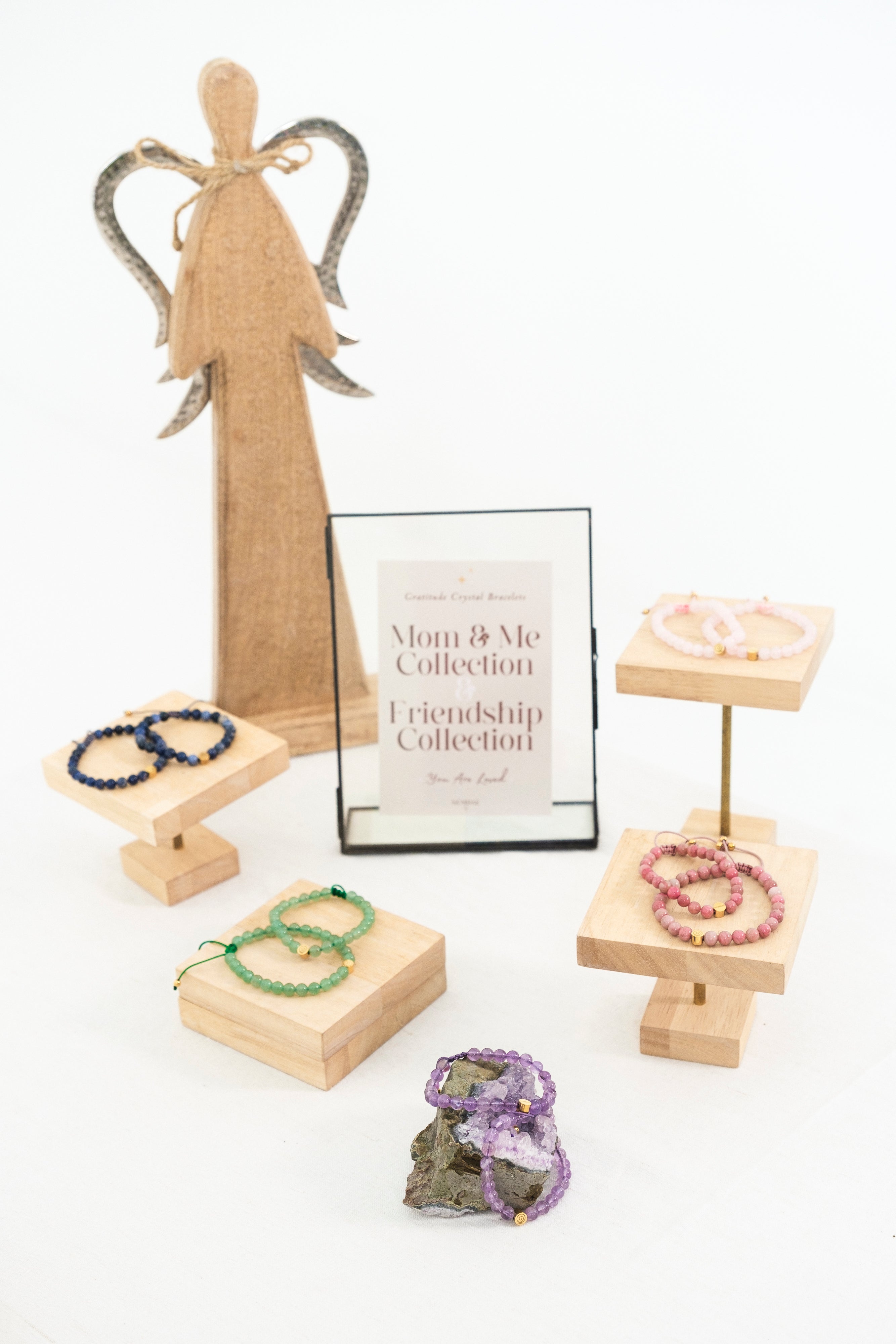 Green Aventurine Luck Bracelet - Mom & Me Set