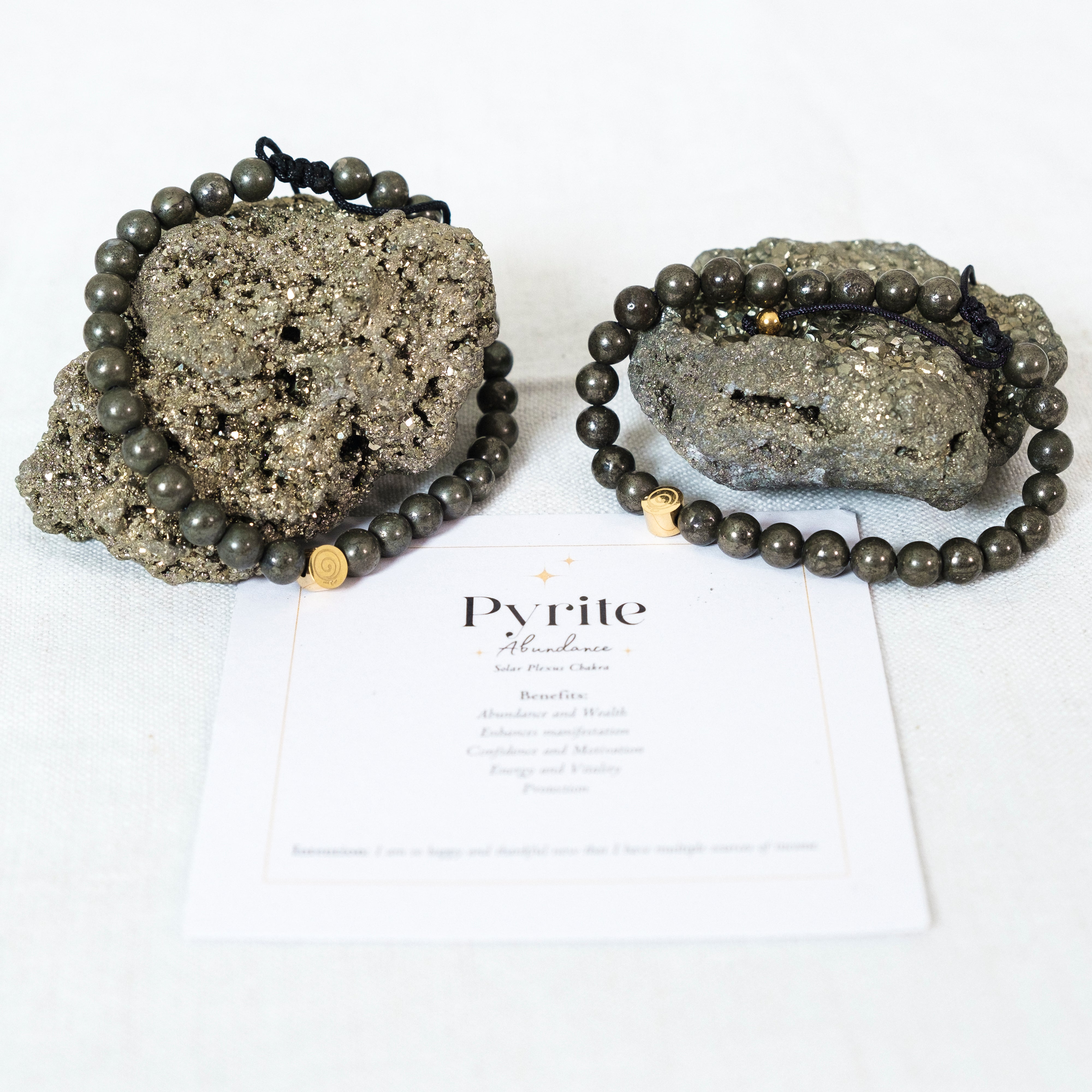 Pyrite Wealth Bracelet - Adult