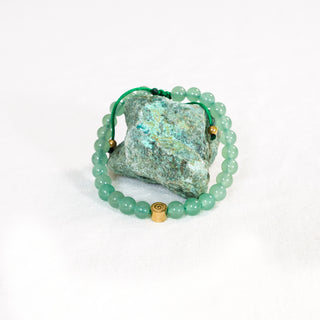 Green Aventurine Crystal Reminder Bracelet – Joy | Adult