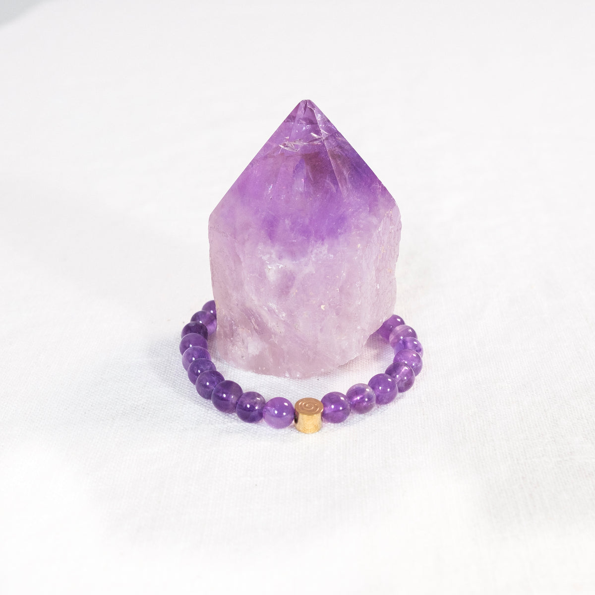 Amethyst Crystal Reminder Bracelet – Calm | Adult