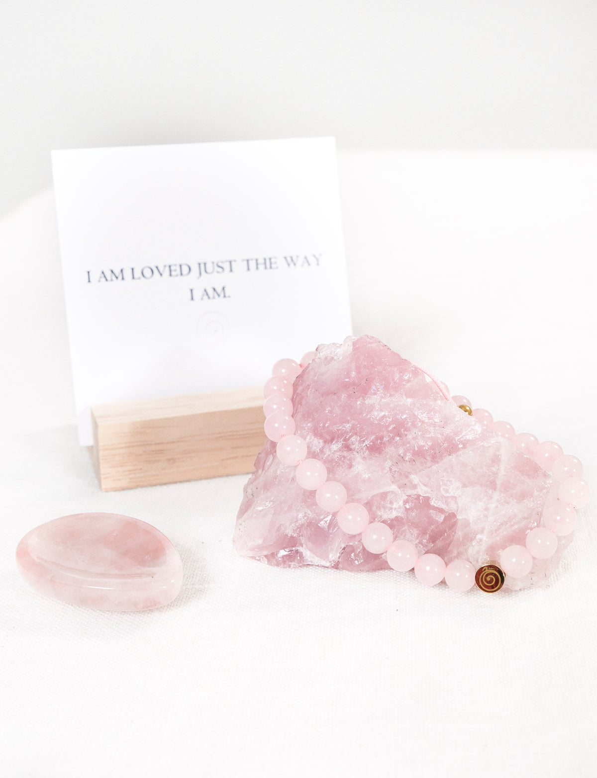 Rose Quartz Thank You Stone | Love