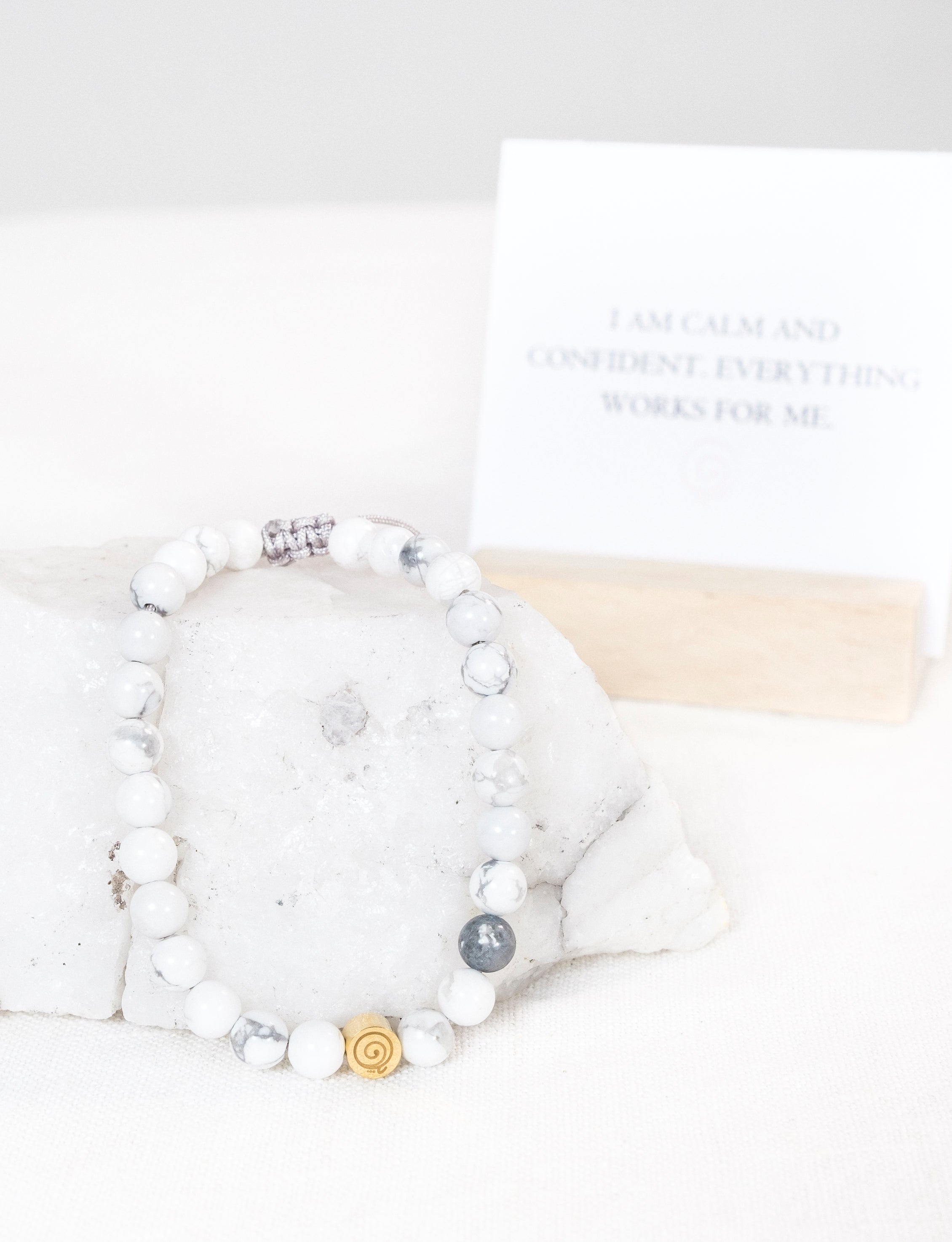 White Howlite Friendship Bracelets - Serenity for Young Hearts