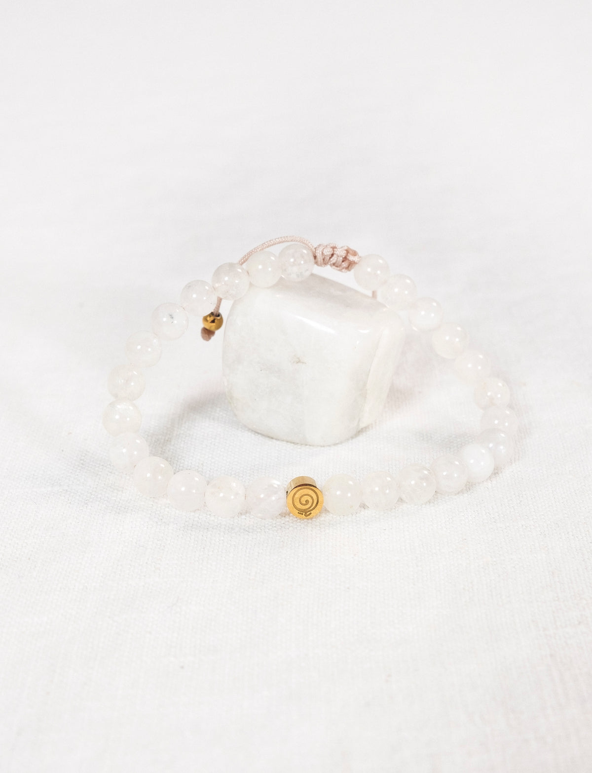 Moonstone Crystal Reminder Bracelet – New Beginnings | Adult
