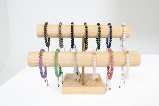 Green Moss Agate Crystal Reminder Bracelet – Healing | Adult
