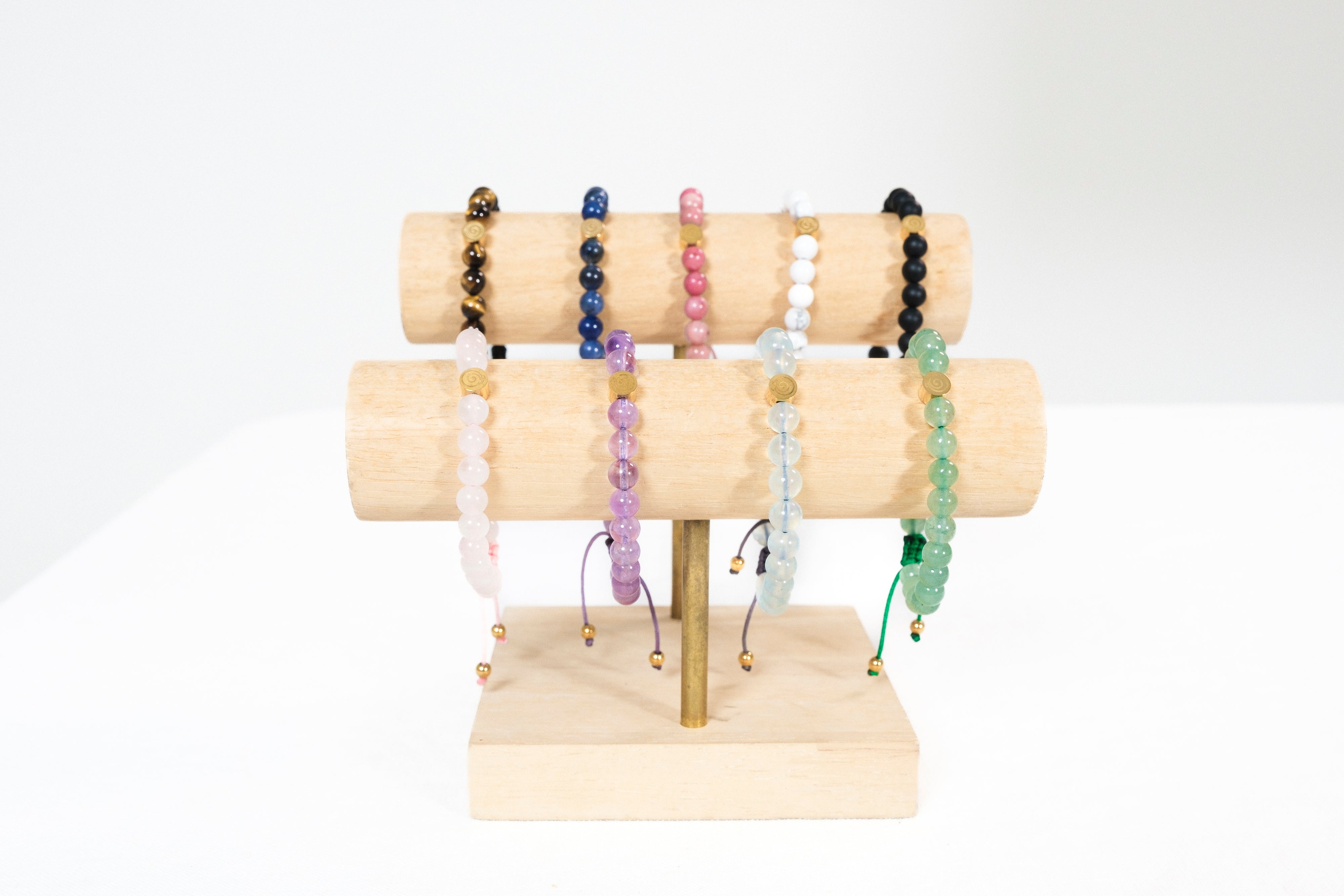 Green Moss Agate Health Bracelet - Child/Teen