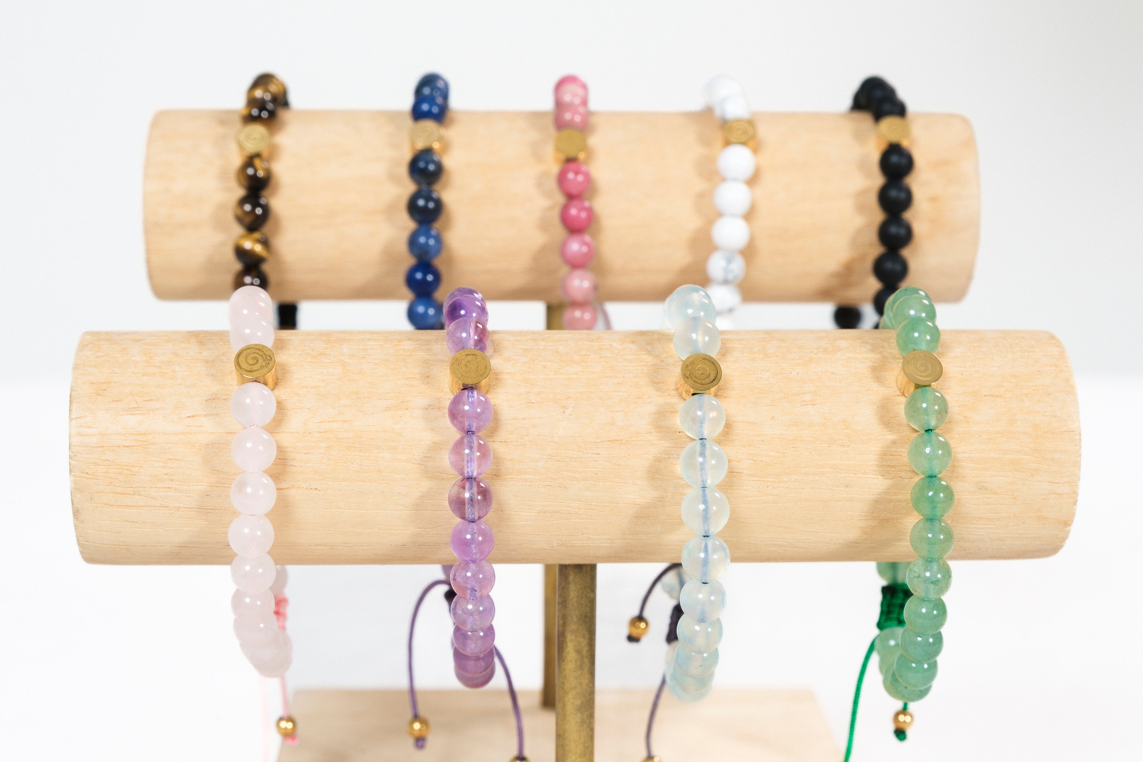 Green Moss Agate Health Bracelet - Child/Teen