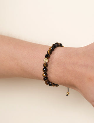 Tiger Eye Crystal Reminder Bracelet – Confidence | Adult