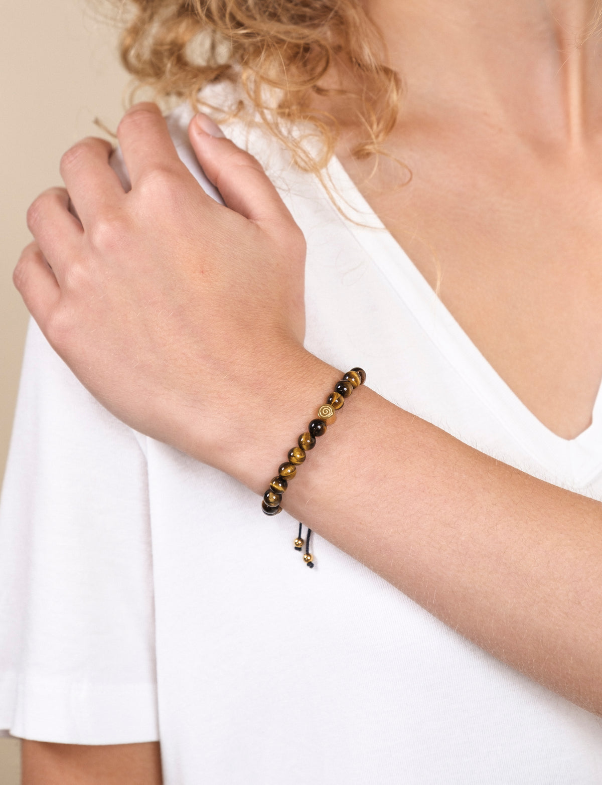 Tiger Eye Crystal Reminder Bracelet – Confidence | Adult