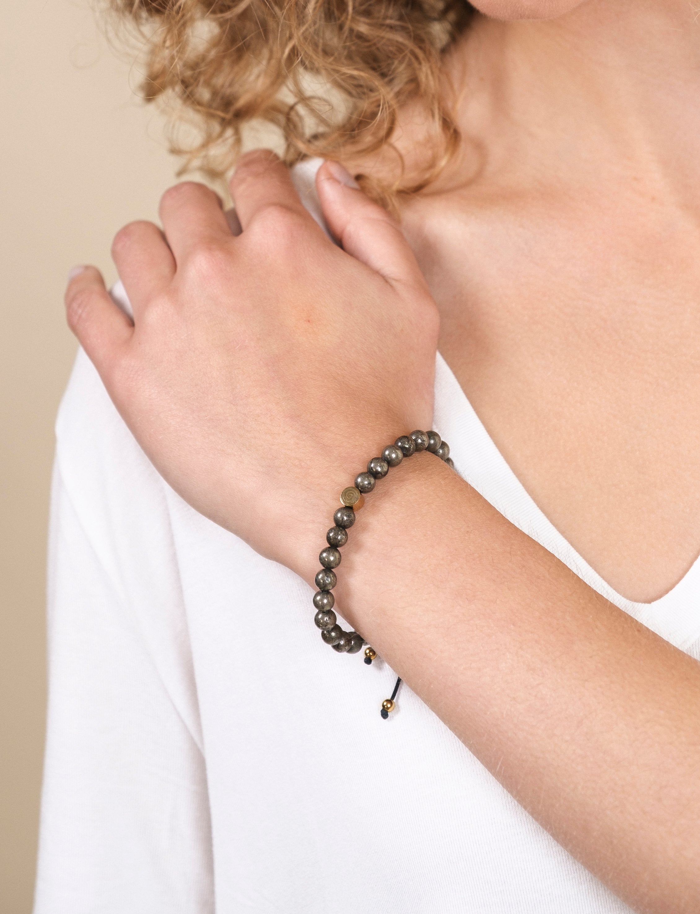 Pyrite Wealth Bracelet - Adult