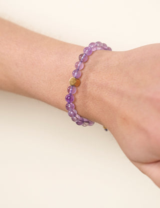 Amethyst Crystal Reminder Bracelet – Calm | Adult