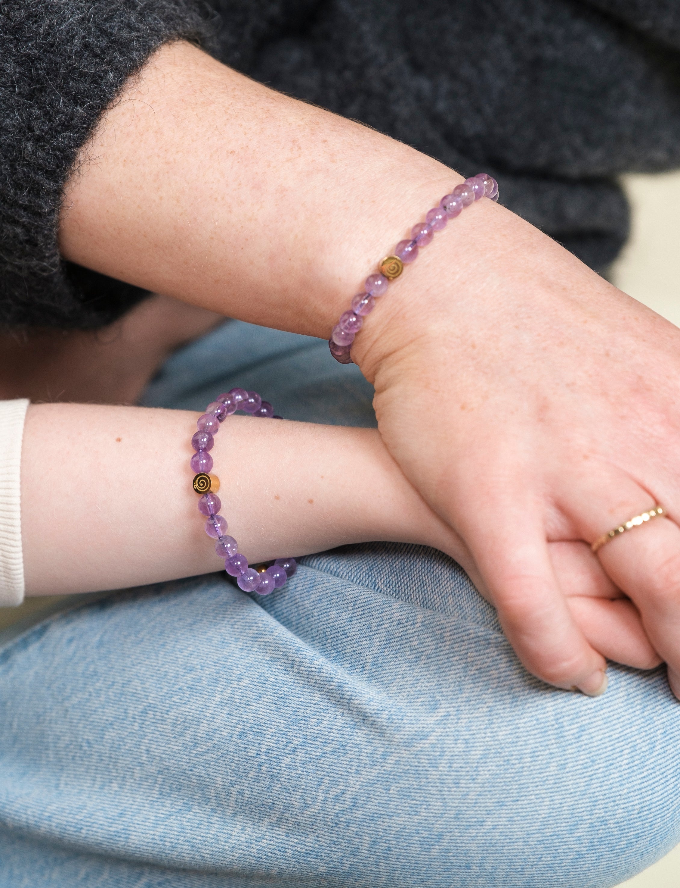 Amethyst Calm Bracelet- Mom & Me Set