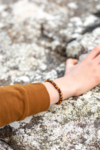 Tiger Eye Daily Reminder Bracelet – Confidence | Kids & Teens