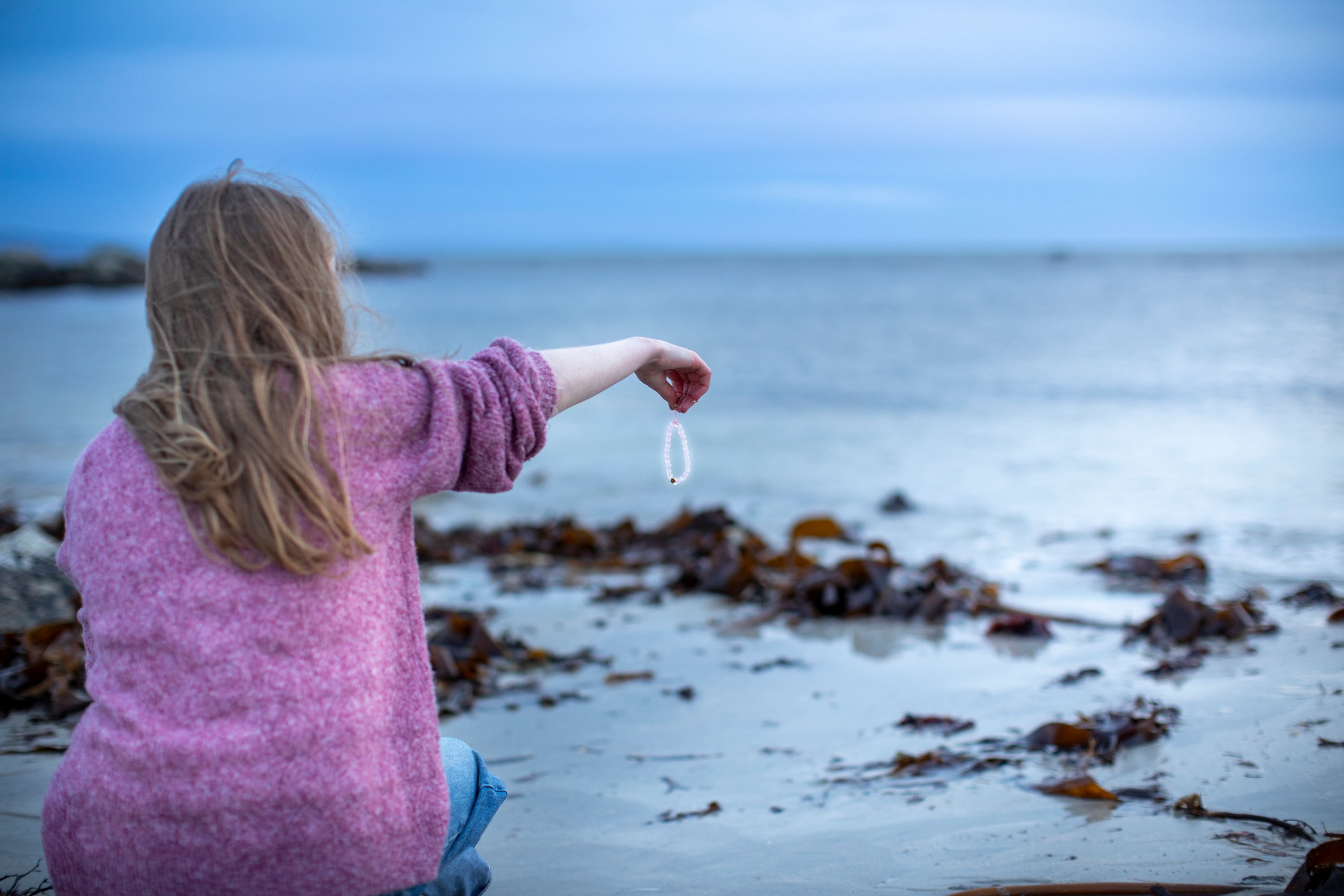 Rose Quartz Love Bracelet - Mom & Me Set