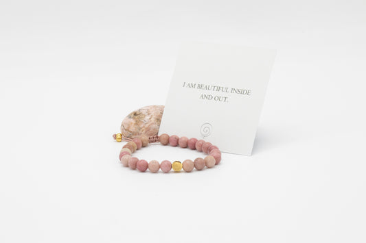 Self Love Bracelet - Rhodonite - child