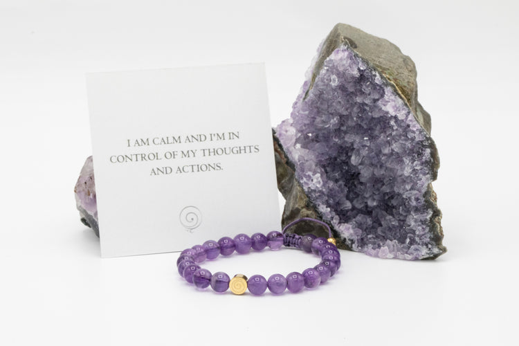 Calm Bracelet - Amethyst - child