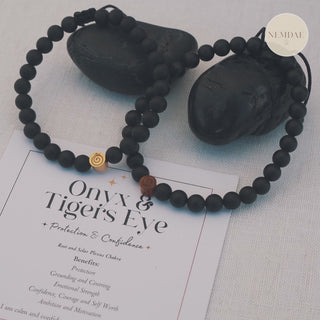 Onyx Crystal Reminder Bracelet – Protection | Adult