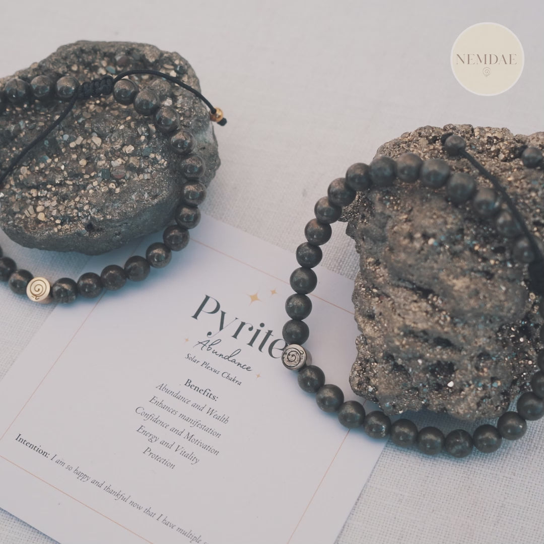 Pyrite Wealth Bracelet - Adult